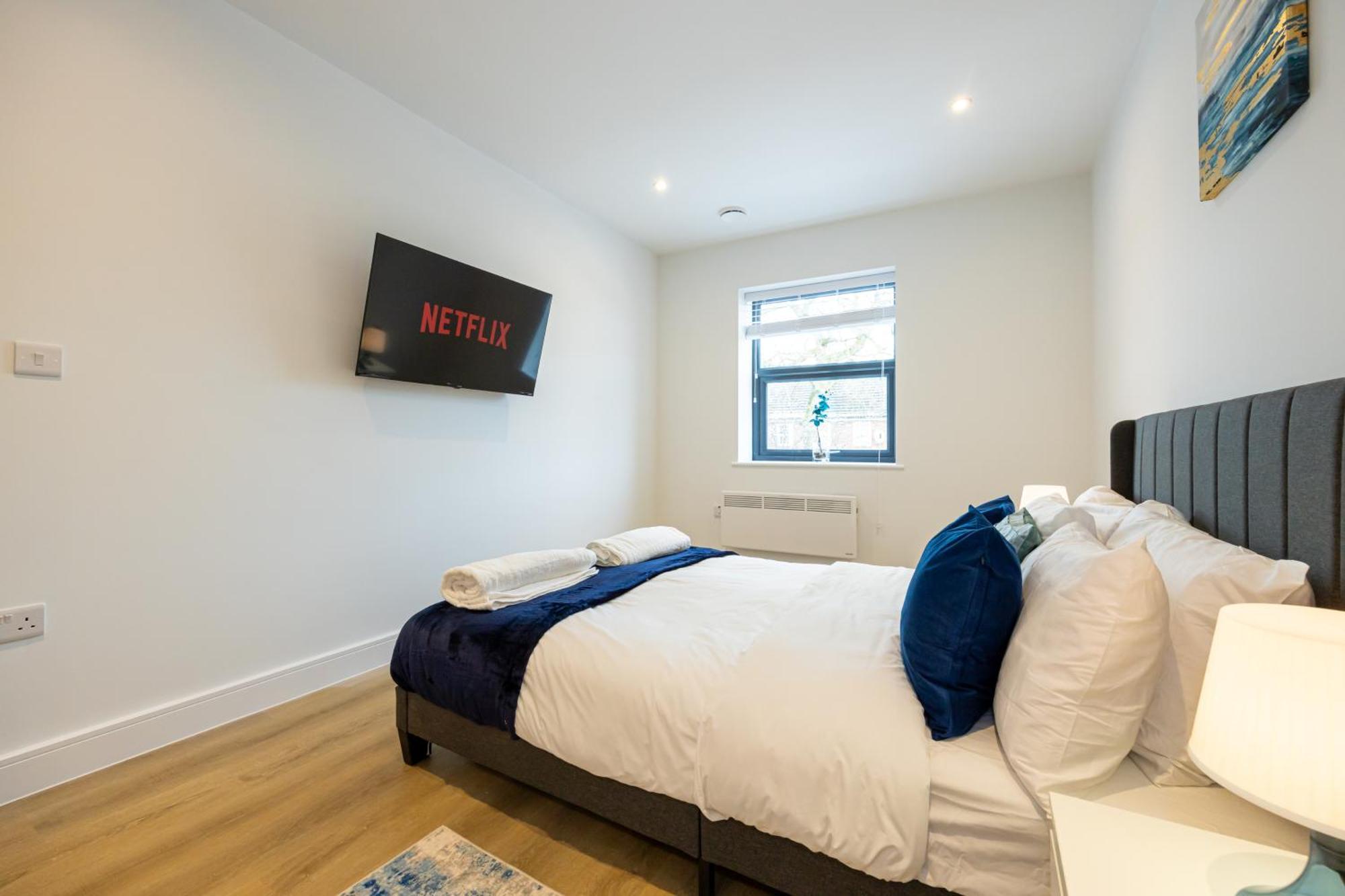 Modern 2 Bed Near Wythenshawe Hospital And Manchester Airport With Parking Exteriör bild